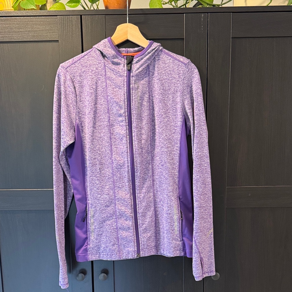 Brooks Women's Heathered Purple Running Jacket